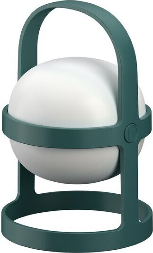Soft spot solar circular lampe 18,5 cm forest green