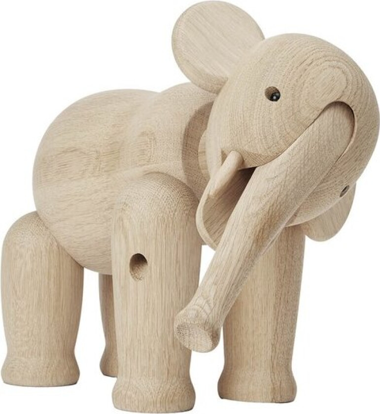 Bilde av Elefant stor 22 cm eik