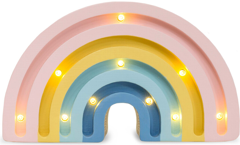 Mini Lampe Regnbue, Retro - Nattlamper - Tre