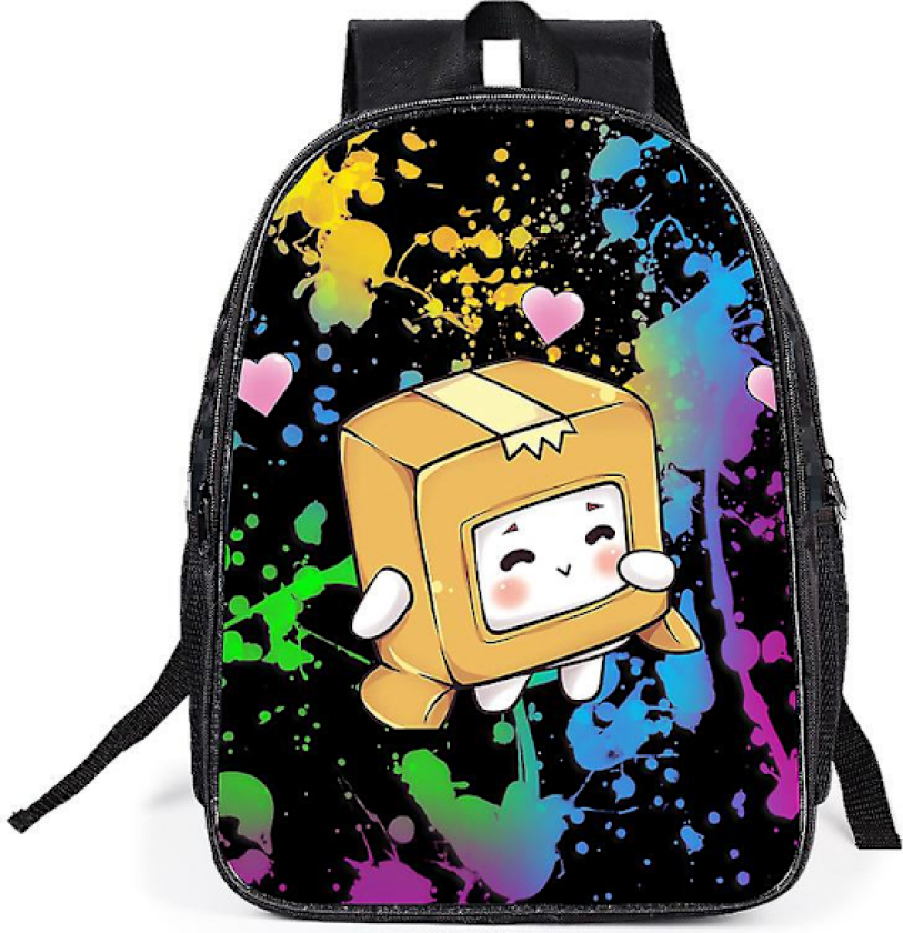 Lankybox Tegneserie Skoleveske Skulderveske Ryggsekk