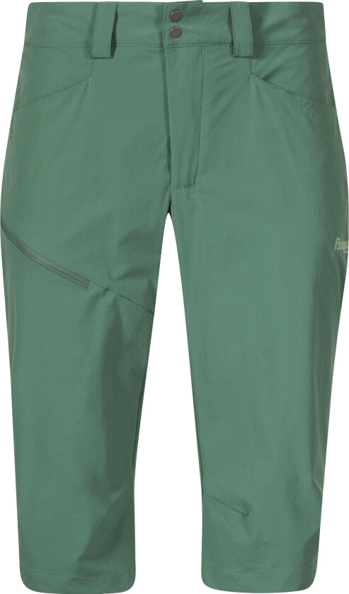 Bergans Of Norway Vandre Light Softshell Long Shorts Dame Dark Jade Green 38