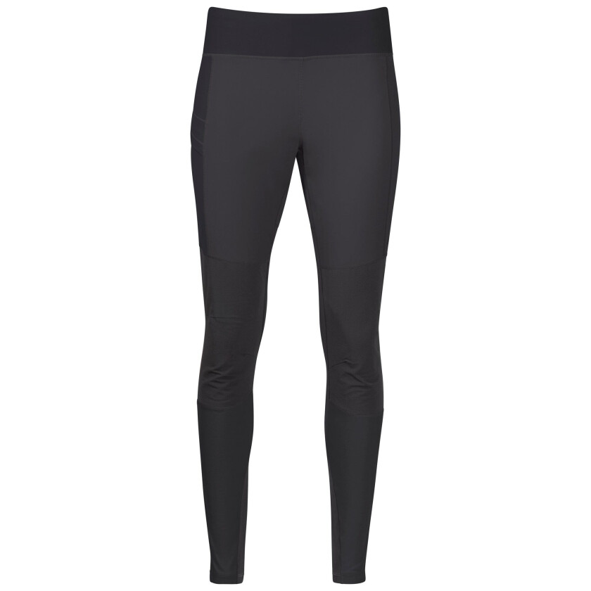Women's Fløyen Outdoor Tights -2021 S, Solid Charcoal/Cantaloupe