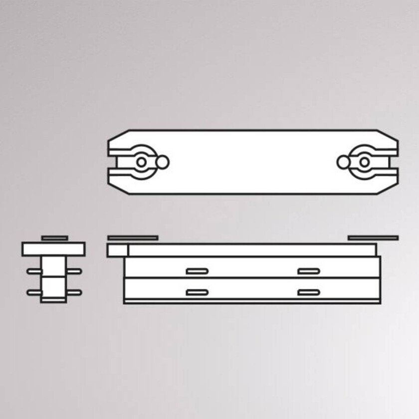 Lineærkontakt for Volare-skinne, 70 mm