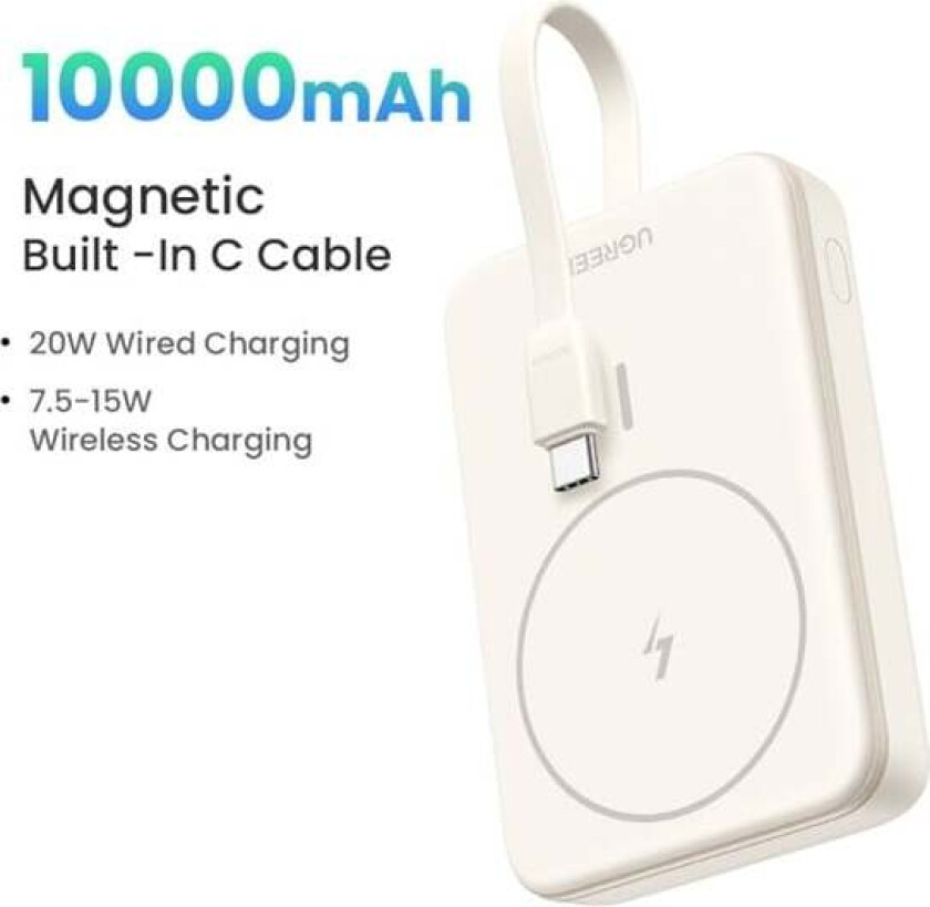 10000mah Magnetic Wireless Power Bank Nødlader