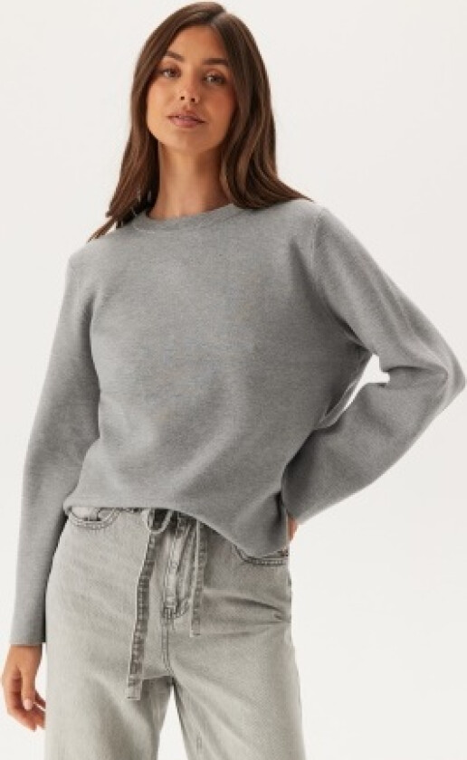 Objreynard Square Sleeve O-nec Light Grey Melange Detail:col XL