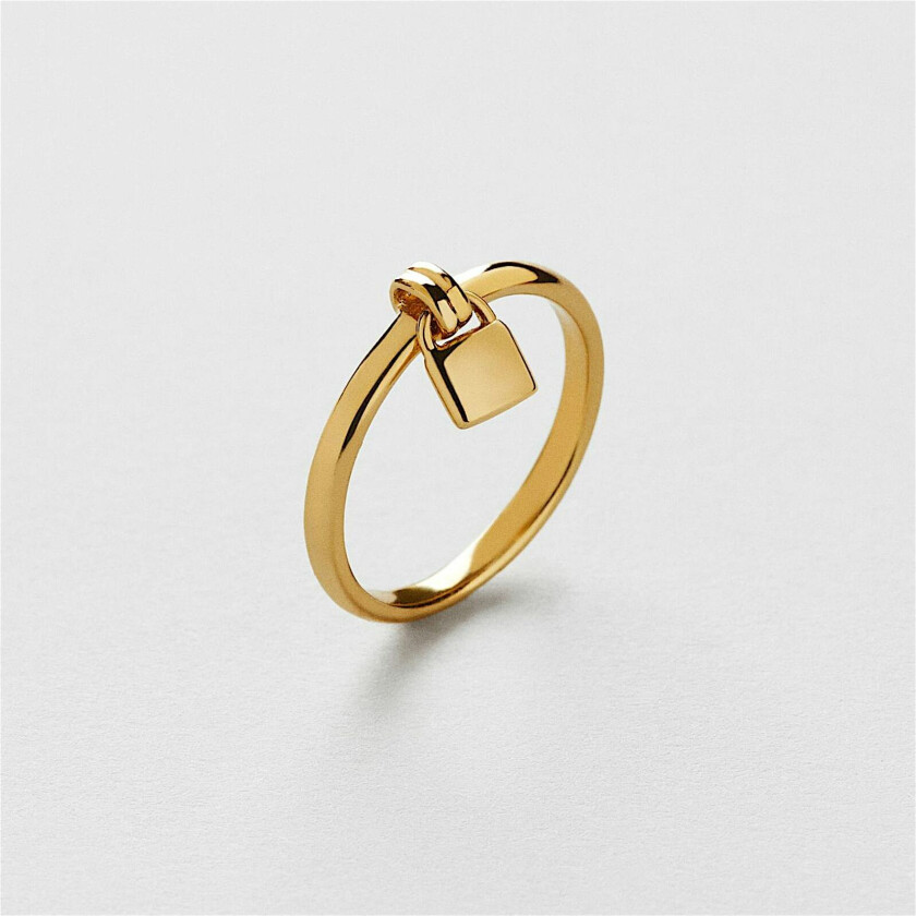 Lock Pendant Ring
