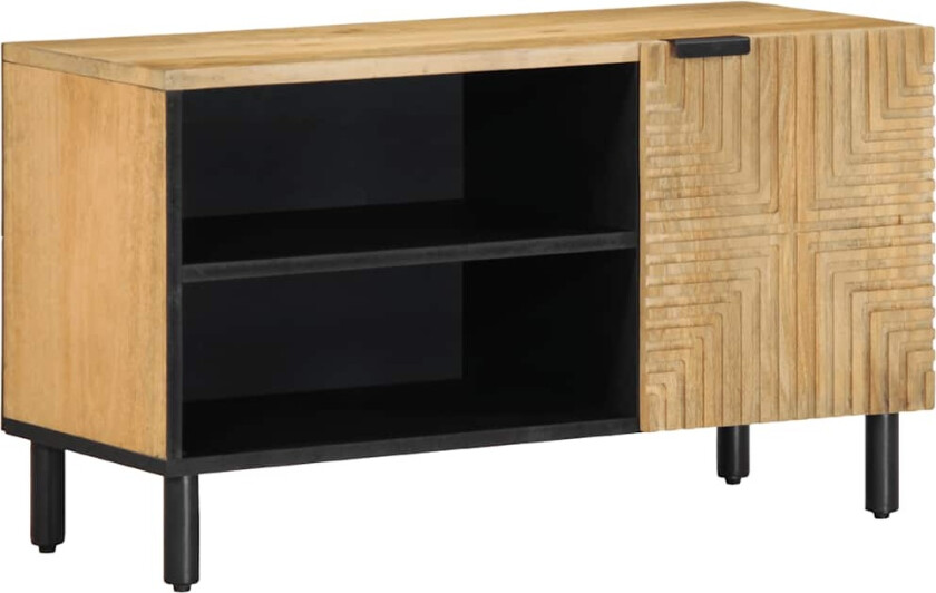 TV-benk brun 80x31,5x46 cm heltre mango