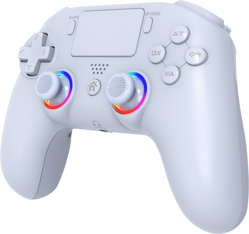 Wireless Led Controller PS4 White - PS4/Pc