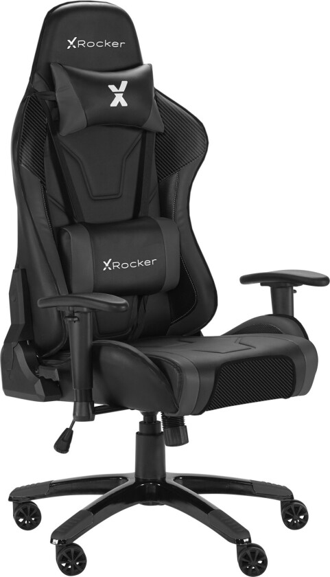 XROCKER AGILITY SPORT ESPORT PC OFFICE GAMING CHAIR - CARBON BLACK