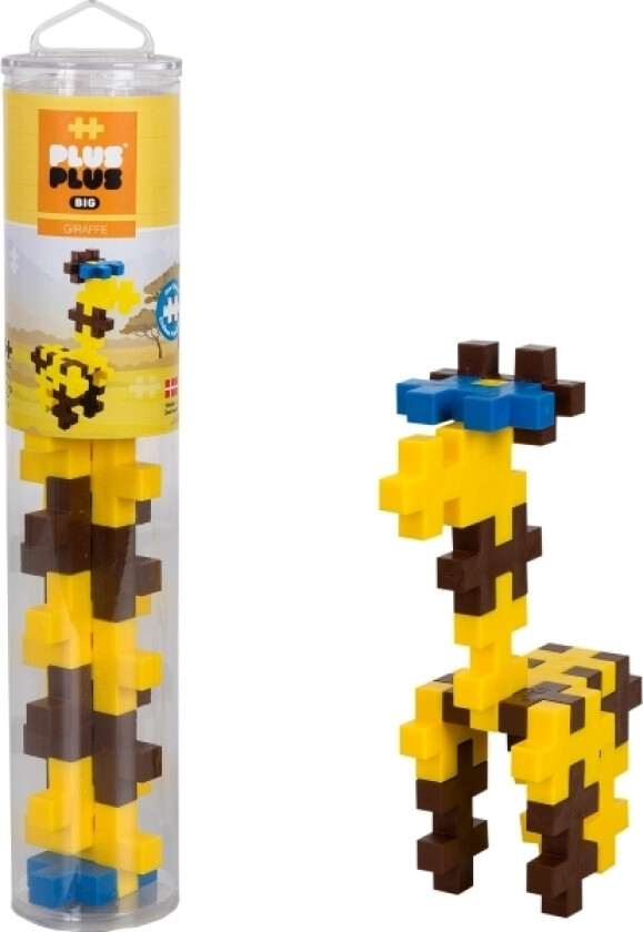 Plus-Plus Big Animal Tubes Giraffe 15 Pcs / Tube