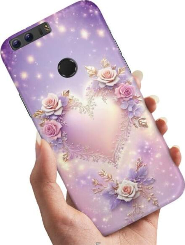 Huawei Honor 8 - Deksel/Mobildeksel Heart
