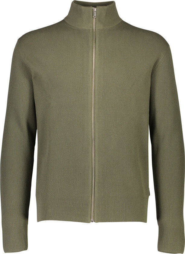 Knitted zip Cardigan Str XL - Cardigans