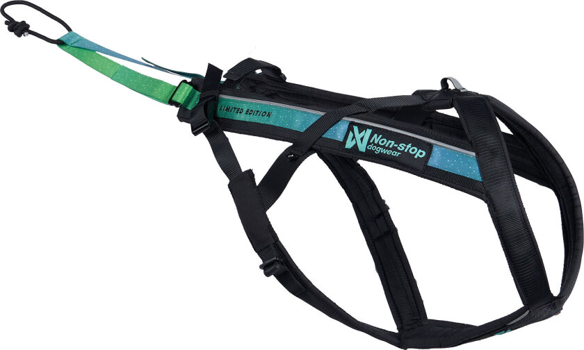 Non-Stop Dogwear Freemotion Harness 5.0 15th Anniversary Limited Edition - Blue/Green (9)