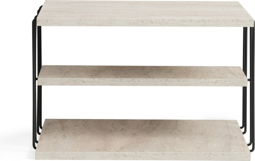 Lifon Sidebord 50 cm - Svart/Marmor