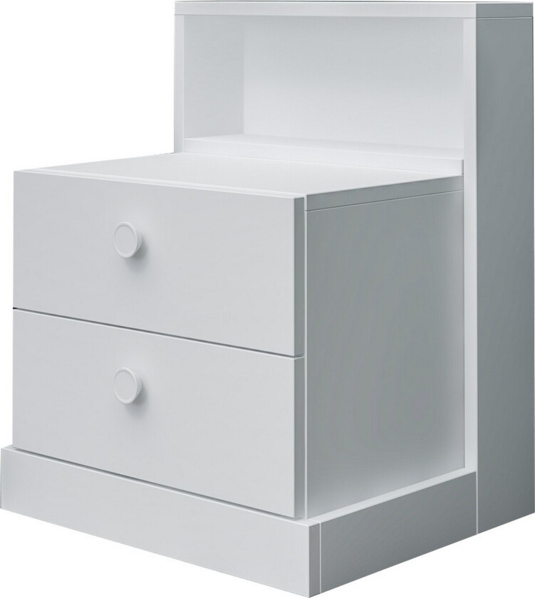 Berdez Nattbord 49 cm - Hvit