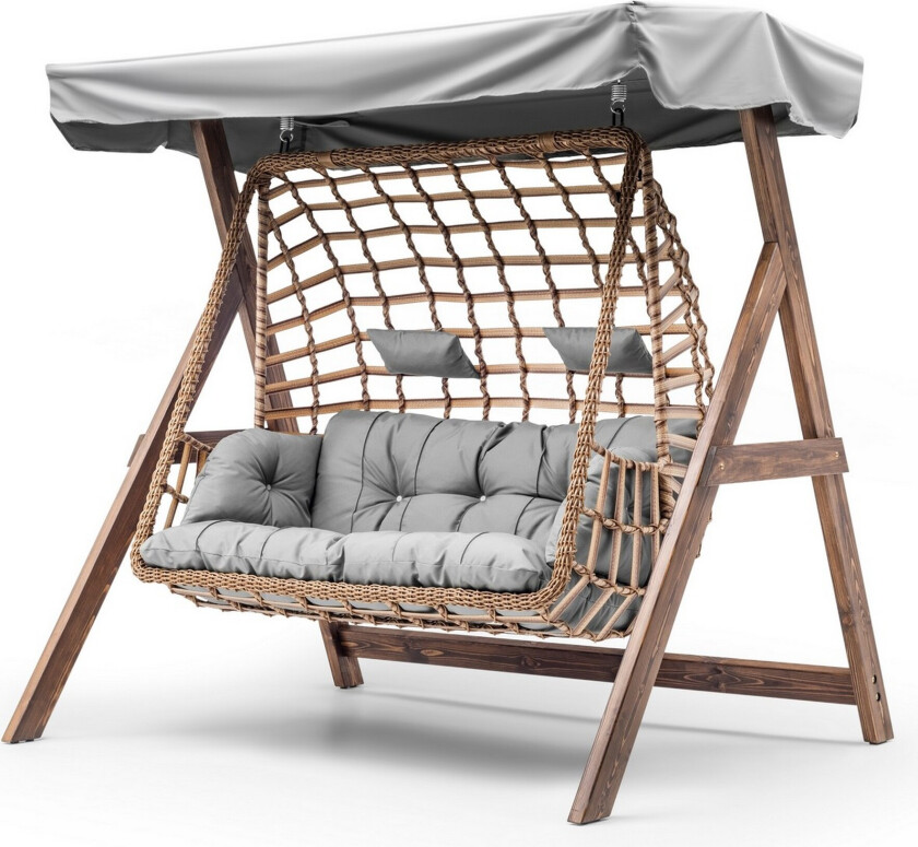 Bilde av Girne Komplett Hammock 190 cm - Grå