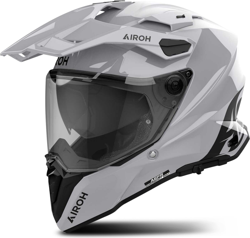 Adventurehjelm Commander 2 Blank Grå