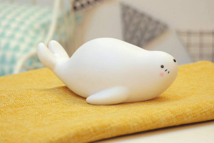 Nattlampe Lazy Friends Sjøkatt Hvit