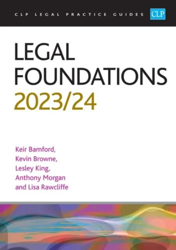 Legal Foundations 2023/2024 av Browne, Bamford