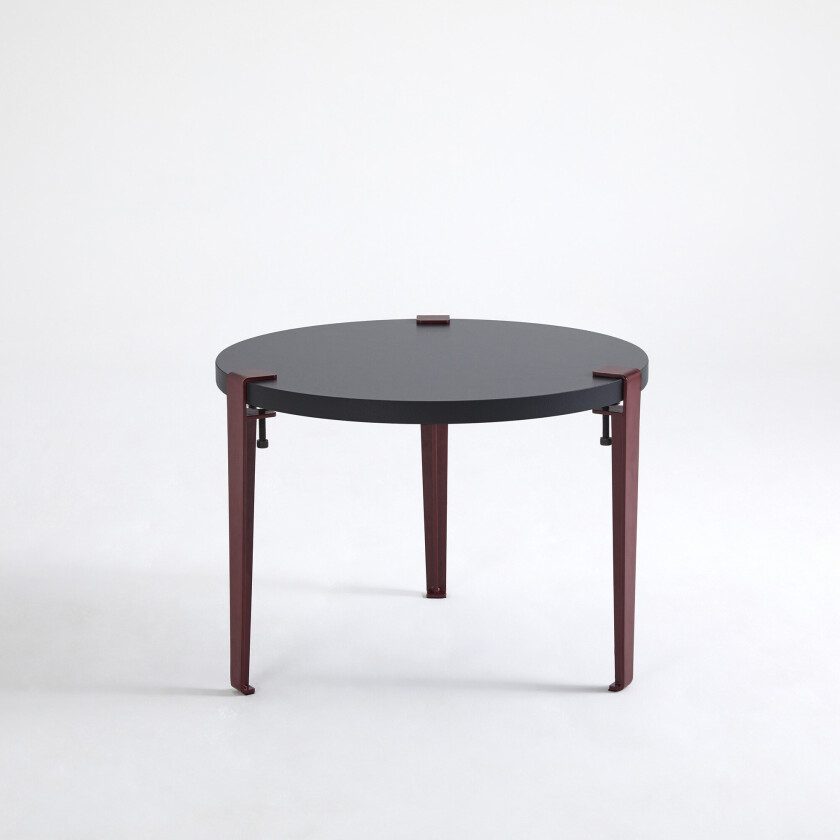 Fregoia Salongbord 60 cm Svart/Rød - Hanah Home