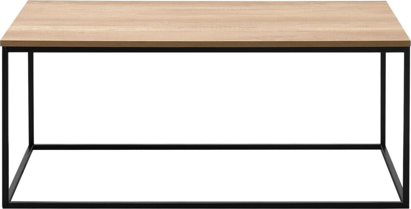 Ajmit Sofabord 100x60 cm Brun/Svart - Hanah Home