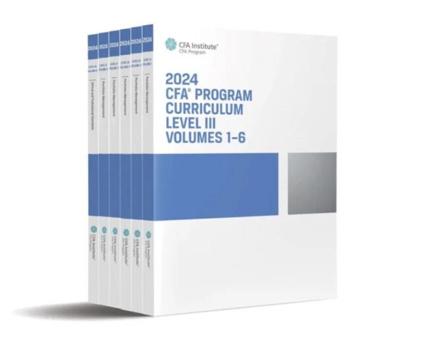 2024 CFA Program Curriculum Level III Box Set av CFA Institute