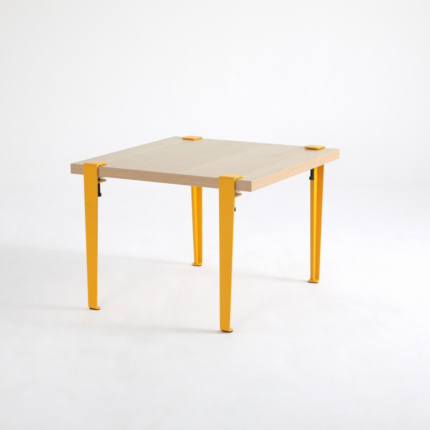 Halicheron Sofabord 60x60 cm Brun/Gul - Hanah Home