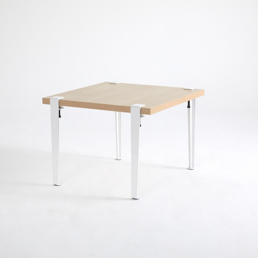 Halicheron Sofabord 60x60 cm Brun/Hvit - Hanah Home