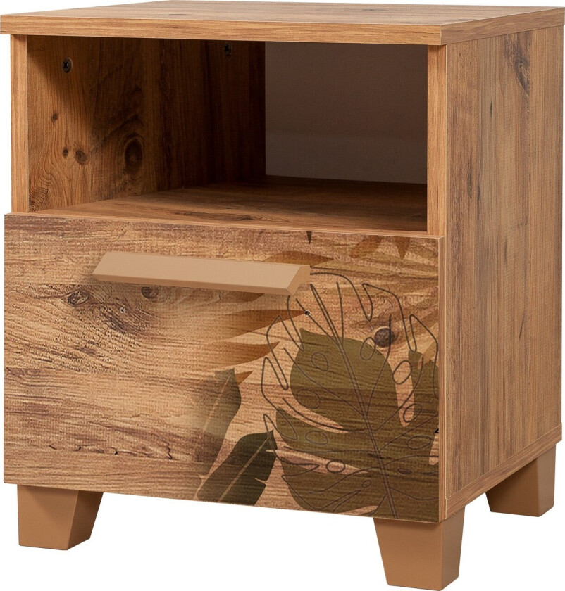 Leva Nattbord 45x40 cm Brun - Hanah Home