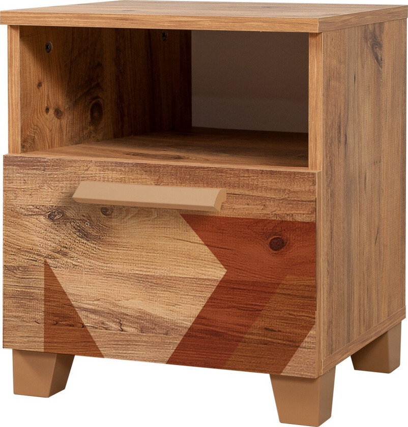 Leva Nattbord 45x40 cm Brun - Hanah Home