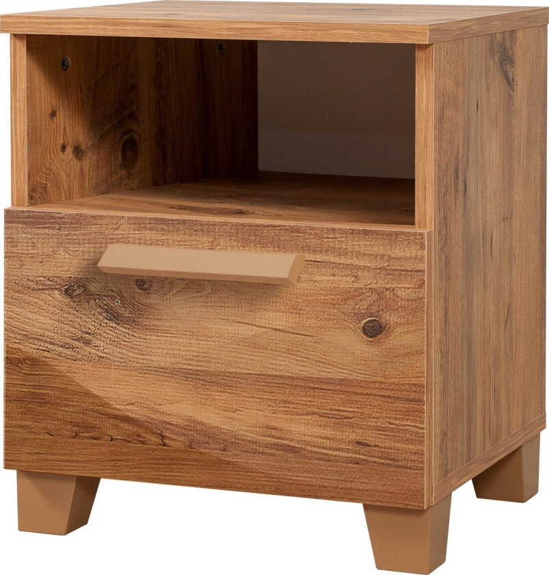 Leva Nattbord 45x40 cm Brun - Hanah Home