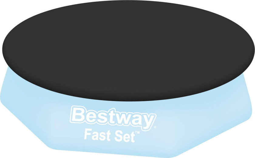 Bassengtrekk Flowclear™ 2,44 m Svart - Bestway