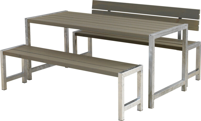 PLUS Plankesett med 1 Ryggstøtte 186 cm