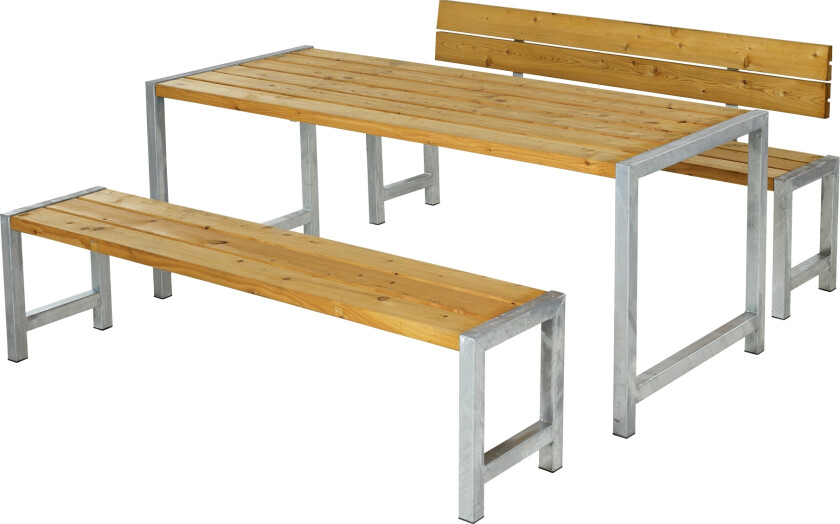 PLUS Plankesett med 1 Ryggstøtte 186 cm