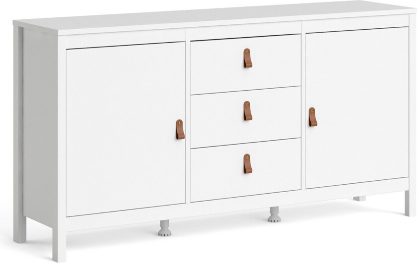 Vallvidera Sideboard 38x151 cm - Hvit/Natur