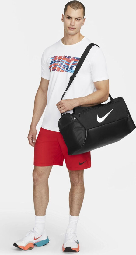 Brasilia Small Duffel Bag, treningsbag BLACK/BLACK/WHITE