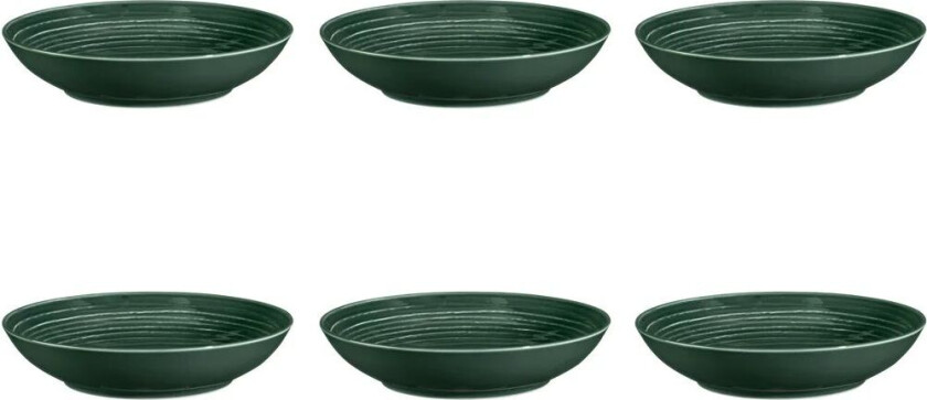 Terra dyp tallerken Ø 21,2 cm 6-pakning Moss Green