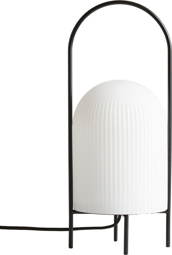 Ghost bordlampe Svart-hvitt opalglass