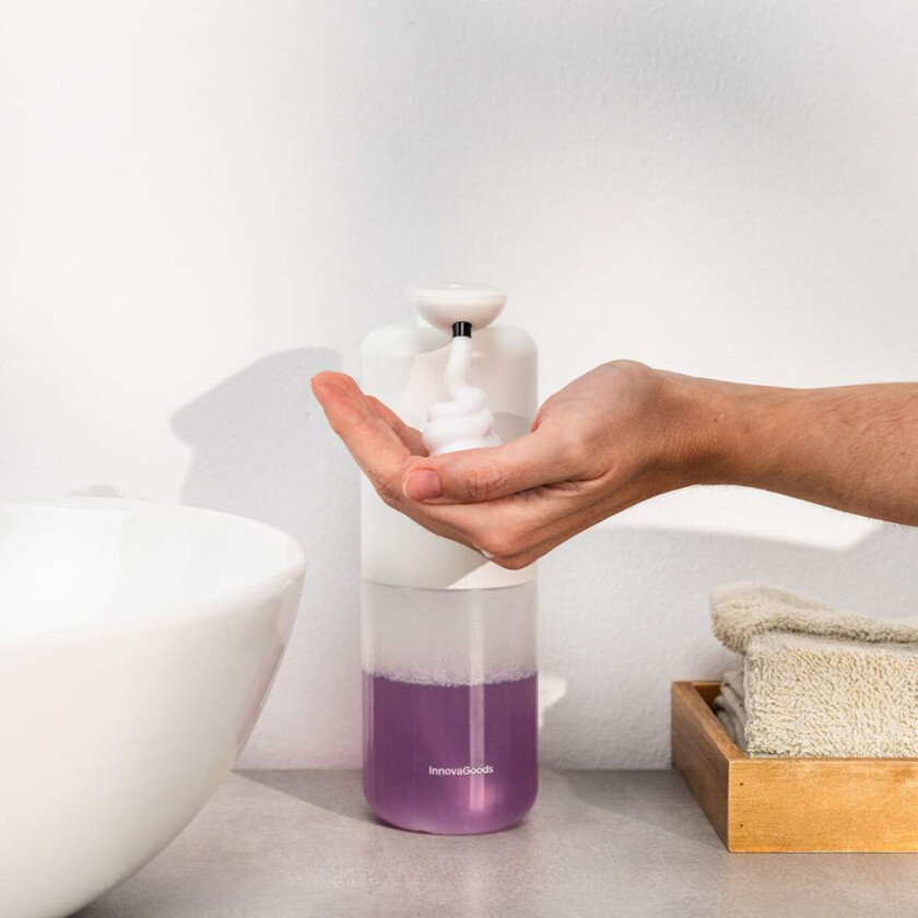 Oppladbar automatisk skummende såpedispenser Bitefom InnovaGoods