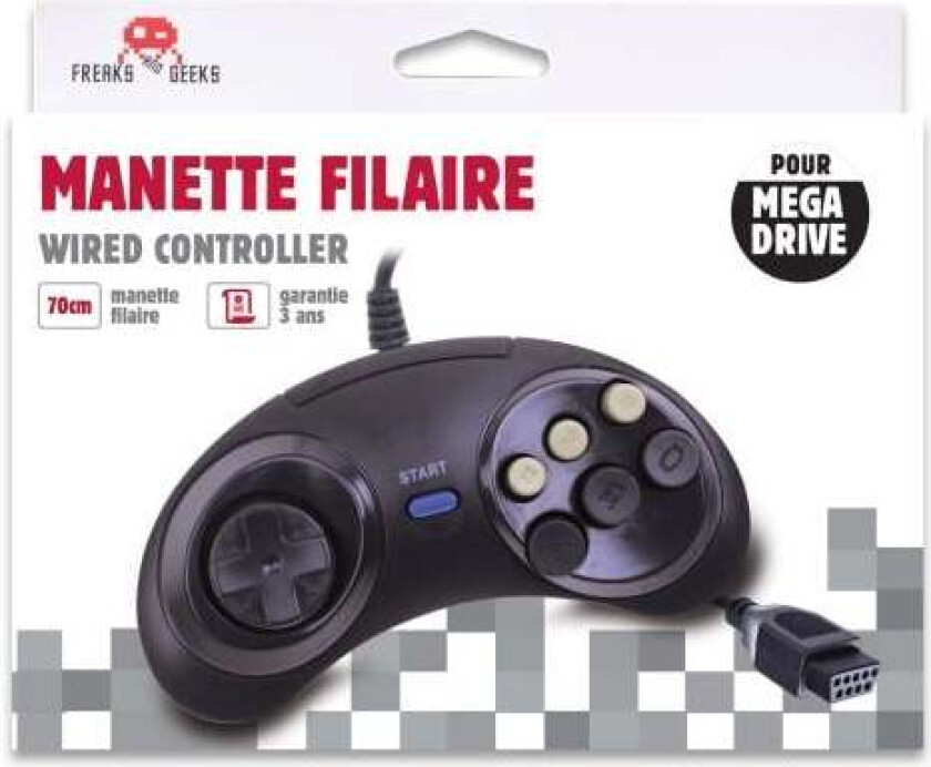 Megadrive/Genesis Controller/MasterSystem (6 buttons)