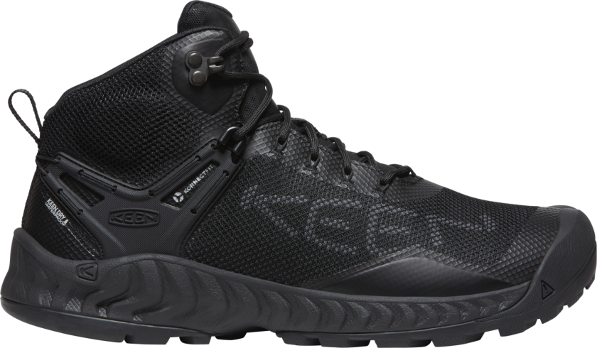 Keen Men's NXIS EVO Waterproof Boot 40, Triple Black