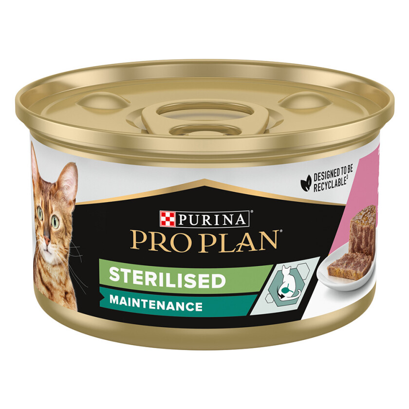 Cat Sterilised 24 x 85 g - Tunfisk & Laks