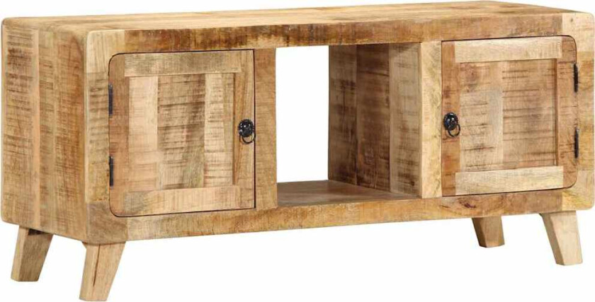 TV-benk 105x46x32 cm grov heltre mango