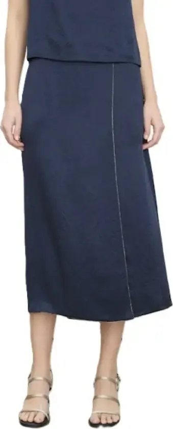 Dame, Skjørt, Blå, XS