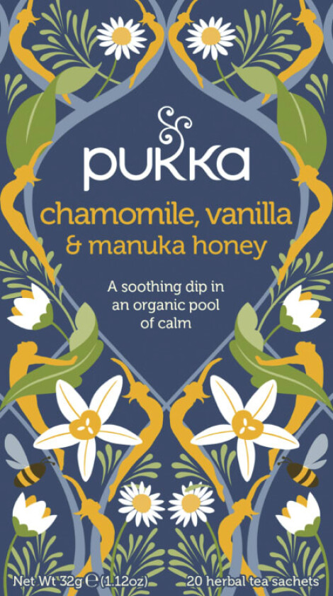 Chamomile Vanilla &Honey Urtete Økol 20pos