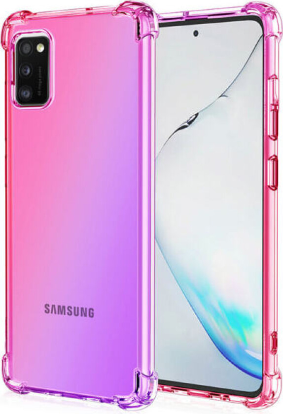 Samsung Galaxy A41 - Beskyttende Silikondeksel FLOVEME Rosa/Lila