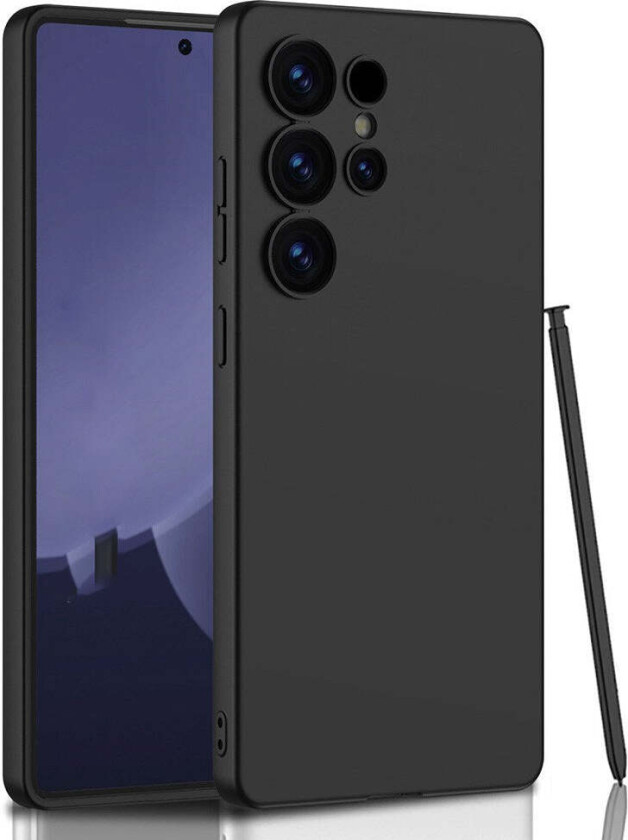 Samsung Galaxy S25 Ultra Slim Plast Deksel inkludert Liten Penn - Svart