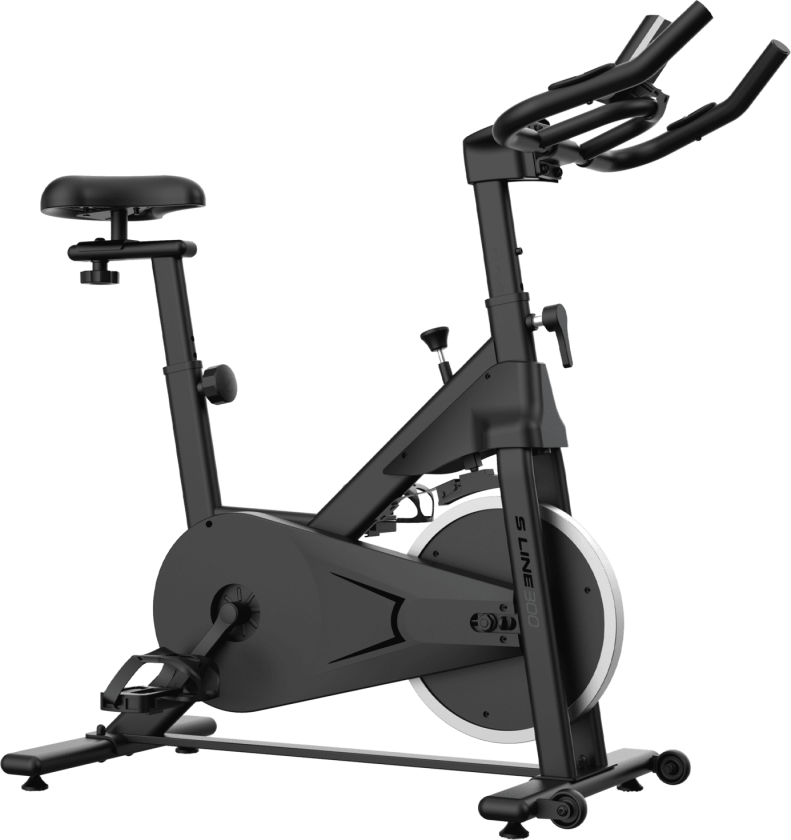 S Line 300 Exercise Bike, treningssykkel BLACK