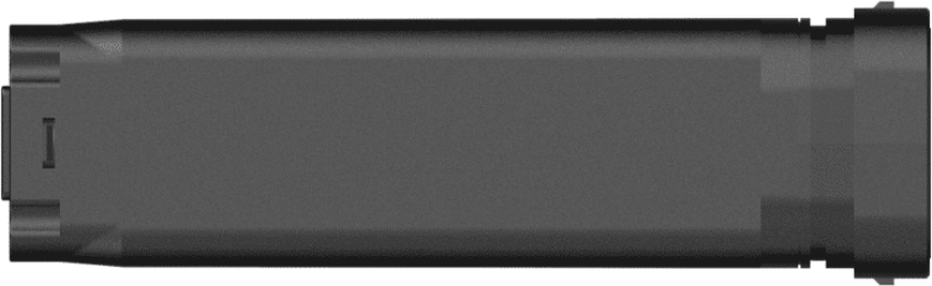 MJ-6550 Bat. Cell (Allty 1500S), batteripatron for Allty 1500S-sykkellykt BLACK