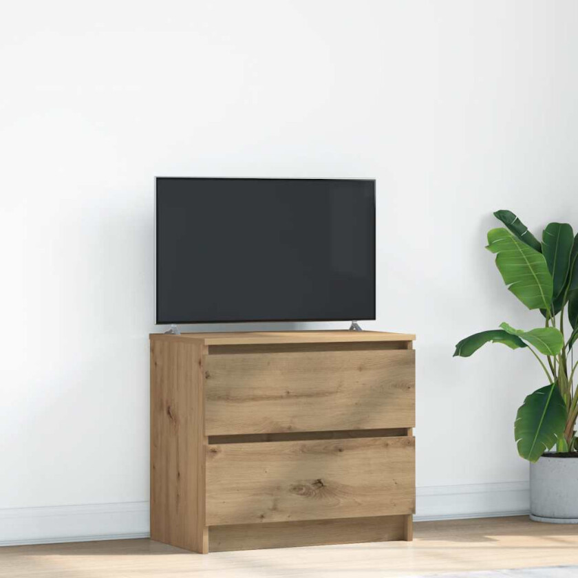 TV-benk artisan eik 60x35x54 cm konstruert tre